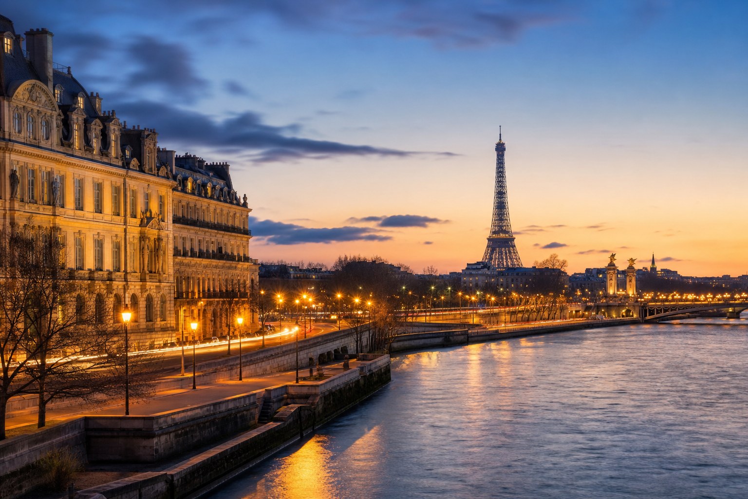 Paris ve Benelux rotası